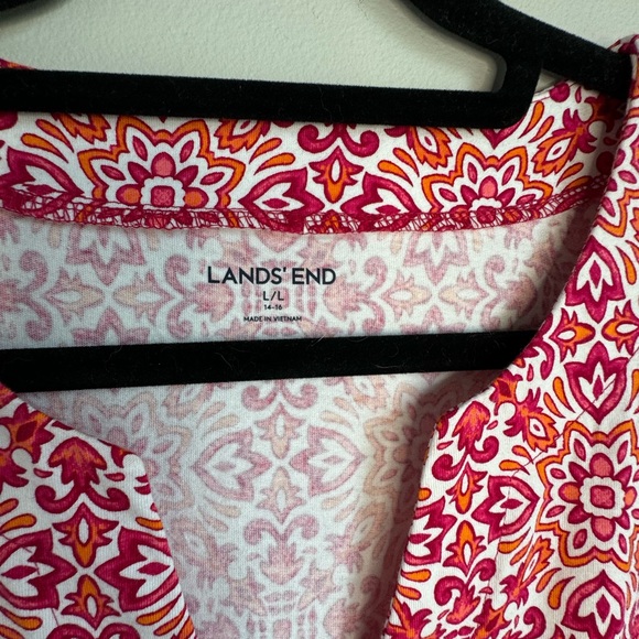 Lands’End Cotton Jersey Summer Dress - Picture 3 of 9